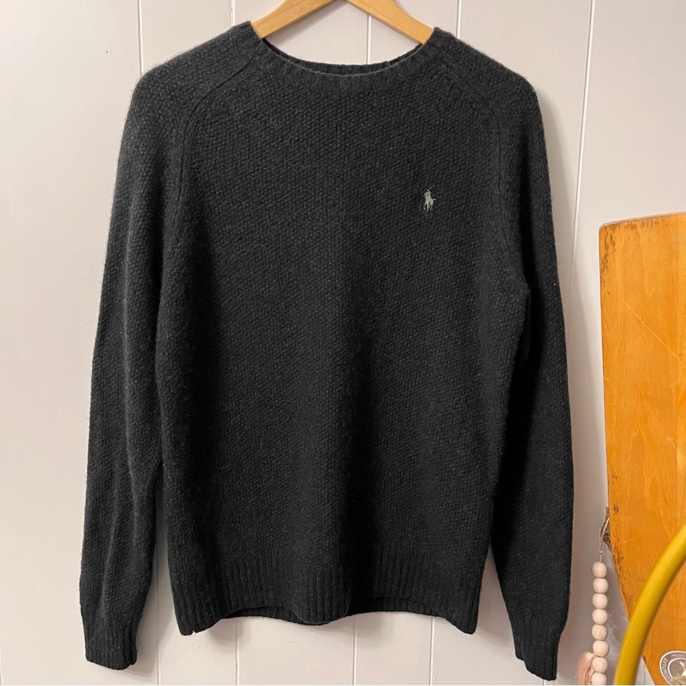 Ralph Lauren Knit Sweater - Charcoal Grey